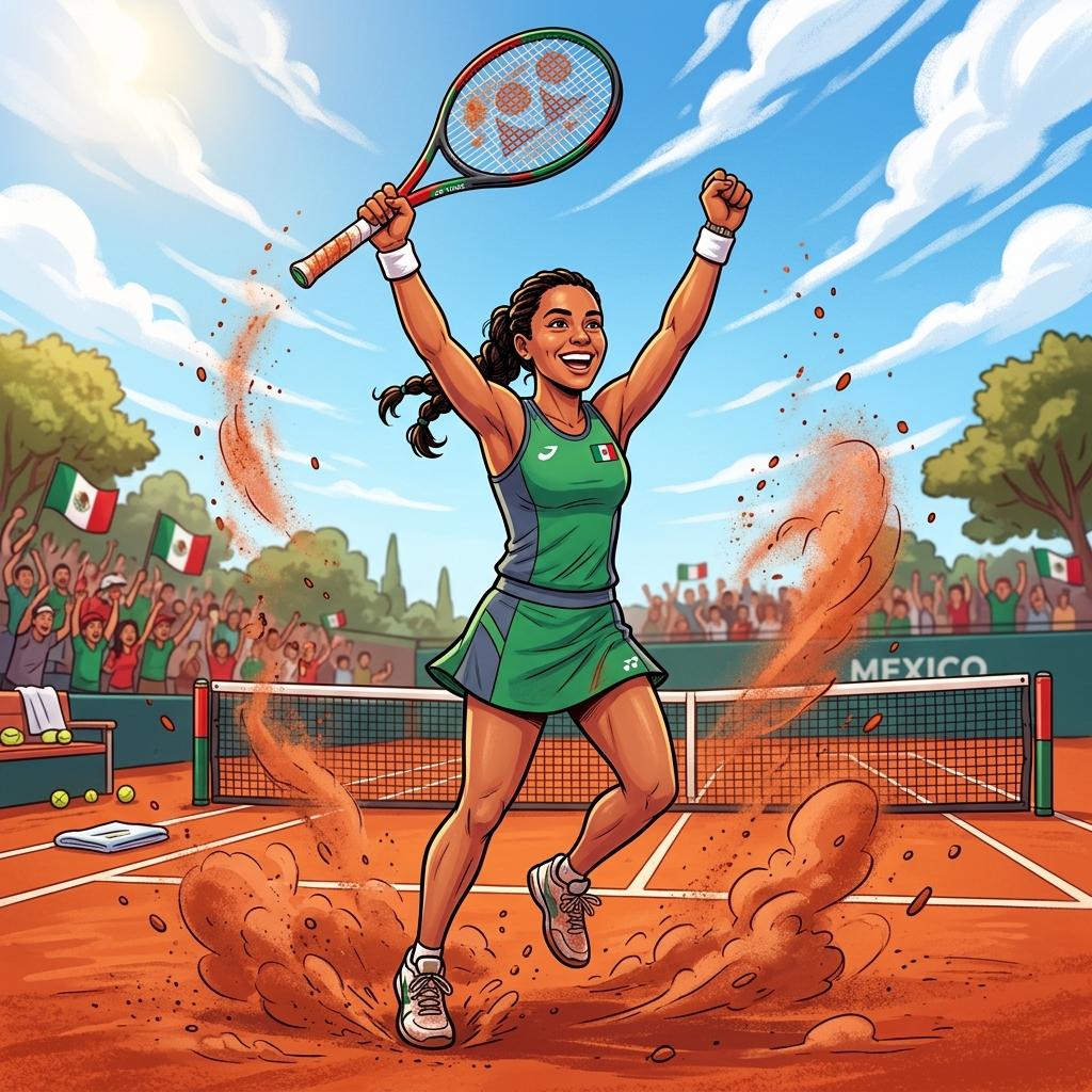 La tenista mexicana hace historia al alcanzar la final en el torneo de tenis de Roland Garros 2026