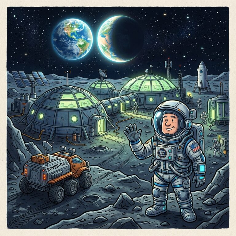 La Mision Artemis de la NASA establece su primer campamento lunar habitable permanente en 2026